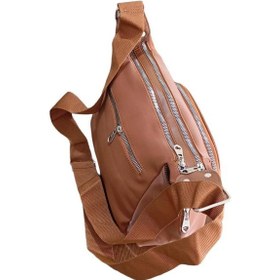 Resim Mygeppetobag Suni Deri Bayan Çapraz Çanta -omuz Çantası Taba 