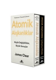 Resim Atomik Alışkanlıklar Kutulu Özel Seti 2 Kitap James Clear Atomik Alışkanlıklar & Çalışma Kitabı 