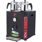 Resim Işıkgaz Silverinox Elit Jumbo 36 Litre 3 Demlikli Çay Kazanı Makinesi 