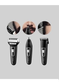 Resim Ceylan Adam İnsua 3 Başlıklı Profesyonel Tıraş Makinesi Sıfır Kesim, Hassas Başlık, Güçlü Motor 