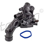 Resim TOPRAN 723354001 Termostat 105°C Plastik Govdeli Musurlu (Peugeot:207-308 1.4 16V 1.6 16V 3008-5008 Partner 1.6 16V) 9810916880 (WK698138) 