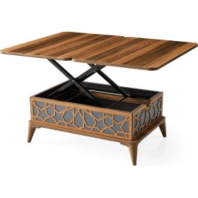 Resim Zerenland 115 Tekerlekli Akıllı Sehpa, Sihirli Sehpa, Orta Sehpa, Laptop Masası 