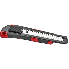 Resim Çift Malzemeli 18 Mm Metal Maket Bıçağı - Güvenli Ve Kullanışlı 