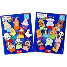 Resim 2 Set - 20 Parça Tox Vahşi Hayvanlar Ve Evcil Hayvanlar Parmak Kukla T772 T782 
