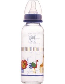 Resim Bebedor 31302 Desenli Cam Biberon 250 ML - Mavi 