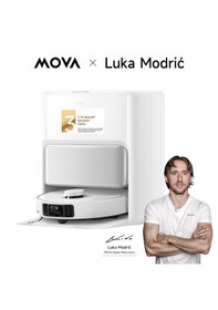Resim MOVA P50 Pro Ultra 19000 PA Emiş Güçlü Robot Süpürge Beyaz 