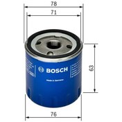 Resim Nissan Qashqai 1.5 Dcı Bosch Yağ Filtresi 2014-2017 N11.8913 