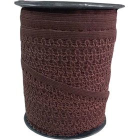 Resim Kahi-zai Çamaşır Askısı Şerit En 1 cm Kahverengi 5 Metre 