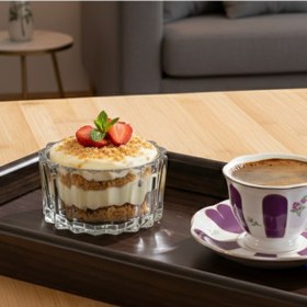 Resim Porsima Ryg8068 Tulin 6lı Cam Kase Puding Tatlı Ve Dondurma Kasesi Kahvaltılık Kase Seti Çerez Kasesi 5x9cm Şeffaf 