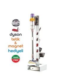 Resim Robot Ve Dikey Süpürge Standı Robot Ve Şarjlı Süpürge Standı 