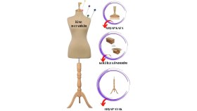 Resim Manken İstanbul 38 Beden Iğne Batabilen Terzi Mankeni Prova Mankeni 