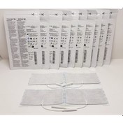 Resim Tens Elektrod Pedi 5x10 Cm Kablolu 4lü Paket 10 Adet 