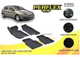 Resim Opel Astra H 3D Havuzlu Paspas Takımı Perflex Marka 