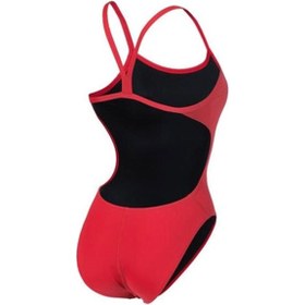 Resim Arena Team Swimsuit Challenge Solid Kadın Kırmızı Yüzücü Mayosu 004766450 