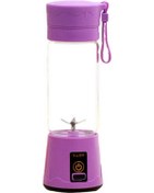 Resim Kosona 380ml Usb Şarjlı El Blenderi, 6 İnce Çelik Bıçaklı, Besin Dereceli Plastik Gövde, Çift Güvenlik Korumalı, Smoothie Ve Meyve Suyu İçin, Mor 