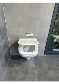 Resim Energy Kanallı Asma Klozet , Yavaş Kapanan Kapak 