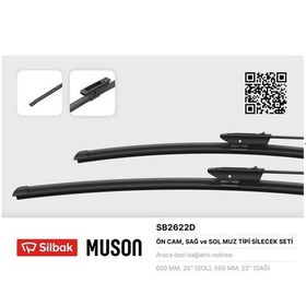 Resim Sılbak Sb2622d Sılecek Supurgesı 650 / 550mm Muz Tıp Scenıc Iı 01 / 05 