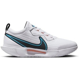 Resim Nike Nikecourt Zoom Pro Sert Kort Erkek Tenis Ayakkabısı Dv3278-101 Beyaz 