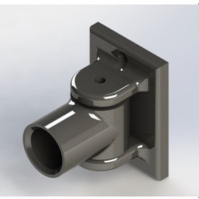 Resim Opencart Pivoting Duş Perdesi Çubuk Braketi Sadece Plastik Aparattır 