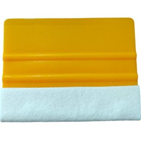 Resim Yün Keçeli Kare Ragle Folyo Cam Filmi Çekme Aparatı Sarı 