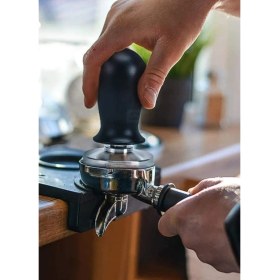 Resim Tamper Klikli Paslanmaz Çelik Kahve Tamperi 58 mm 
