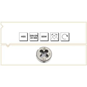 Resim Makina Takım Pafta 9/16"x12 mte 