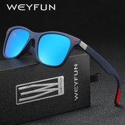Resim WEYFUN Erkekler için Kare Çerçeve Moda Gözlük - Polarize TAC Lens, Rüzgar ve Toz Geçirmez, Mavi Renkli Parlama Azaltıcı, Geniş Uyumlu (>139mm), Markalı Hediye Kutusu ile Günlük Stil - Babalar Günü, Mezuniyet, Açık Hava Aktiviteleri İçin İdeal, Şık Çerçeveli, Yüksek Kaliteli Lensler, Koruyucu Gözlük, UV Koruması, Mezuniyet Hediyesi 