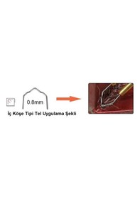 Resim Yate10 200x 0,8mm İç Köşe Kaynak Zımba Teli 