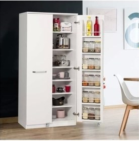 Resim Evistro 2 Kapaklı 165 Derece Açılır Kapak Mutfak Dolabı Beyaz 