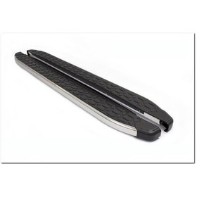 Resim Omsa Line Fiat Fiorino Yan Basamak 2008 Sonrası Blackline Krom Alınlı Yan Koruma Basamak 