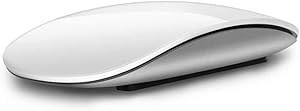 Resim LiLiTok-Ultra İnce Sihirli Fare, Kablosuz Fare Bluetooth 5.0 Fare, Sessiz Çok Ultra İnce Sihirli Fare Dizüstü Bilgisayar Pad Mac PC Macbook (USB Alıcısı Yok) (Beyaz) 