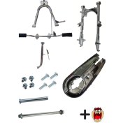 Resim Cg Modifiye Nikel Set Beşik,basamak,sehpa,zincir Muhafaza,vida-mil-bağlantı Aparatları +tzmnya 