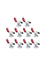 Resim Yifomall Yatay Kıskaç Gh-201a: Hızlı Sıkma Özelliği İle 10'lu Set, Metal İşleme Ve Elektronik Montaj İçin İdeal 