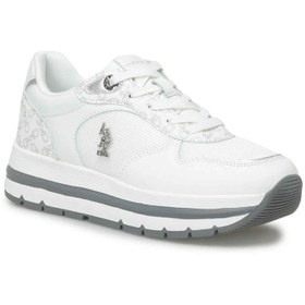 Resim U.S. Polo Assn. SHERY 4FX Beyaz Kadın Spor Ayakkabı 