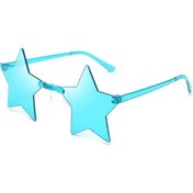 Resim Klassnum Pentagram Yıldız Şekilli Disko Gözlük - Cosplay Ve Moda Aksesuarı Işık Morother51 Beyaz 