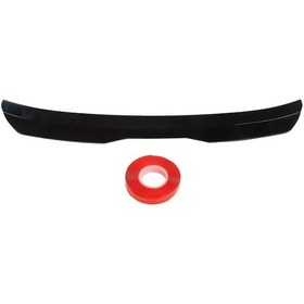 Resim Hightower Siyah Karbon Arka Tavan Camı Bagaj Kapağı Spoyler Spoiler Tuning Aksesuar 