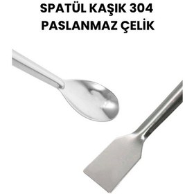 Resim Spatül Kaşık Makro 304 