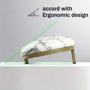 Resim Metal Tabanlı Ergonomik Tırnak Kol Dayanağı - Yumuşak Mikrofiber PU Yastık, Salon Kullanımı için 15° Eğimli Tasarım, El & Ayak Bakım Aracı, Kokuşuz, Manikür Aksesuarı | Modern Tırnak Yastığı | Lüks Tasarım 