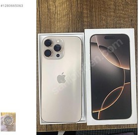 Resim Apple iPhone 16 Pro Max İkinci El TR | 512 GB | Çöl Titanyum 