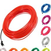 Resim Araç Araba İçi Torpido Şerit Ledi Renkli İp Neon İp Led 2 M 