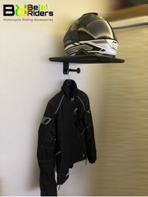 Resim Bee Riders Siyah Motosiklet Bisiklet Kask Tutucu Kask Askısı Teçhizat Askısı Mont Askısı 