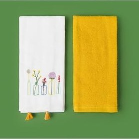 Resim Flo 2'Li Mutfak Havlusu - Renkli - 40X60 Cm 