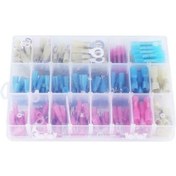 Resim Neevoyu 250 Adet Isı Sıkışır Tel Bağlayıcılar, Deniz, Otomobil Ve Kötü Ortamlar İçin, 12-10/16-14/22-18 Awg, Depolama Kutusuyla 