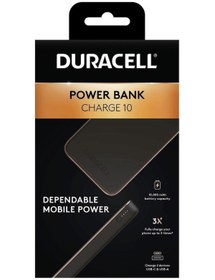 Resim Duracell 10.000 mAh 25W PD3 Wireless Powerbank Siyah 