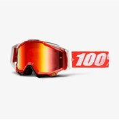 Resim Mts Motosiklet Gözlüğü Mx38 Off Road/cross Kırmızı Sarı Beyaz 