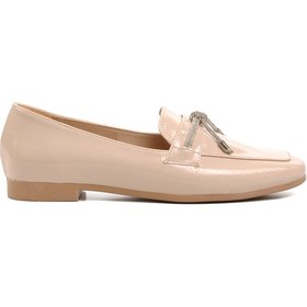 Resim Ayakmod 514508 Bej Kadın Loafer Ayakkabı 001 