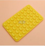 Resim Goldenqian 2 Adet Silikon Vantuz Çift Taraflı Vantuz Cep Telefonu Fikstürü Vantuz Arka Yapışkanlı Cep Telefonu Kauçuk Vantuz Yellow Yellow 