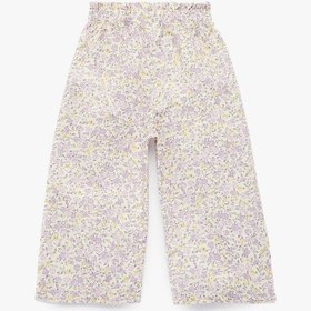 Resim Koton Wide Leg Mor Kız Bebek Pantolon 6smg40030aw Mor 