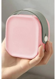 Resim Piev House By House Çanta İçi Aynalı Mini Makyaj Takı Kutusu Pudra 