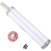 Resim Suntek Magideal Motosiklet Modifiye Düz Egzoz Susturucu Egzoz Borusu Evrensel Gümüş 